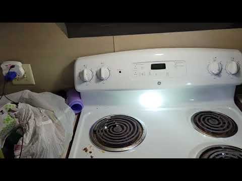 GE oven shows Locked when I try to bake