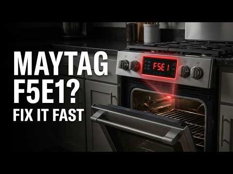 Maytag Range Error Code F5E1: Quick Fix Guide