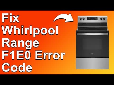 Whirlpool Range F1E0 Error Code (Meaning And How To Resolve The Issue)