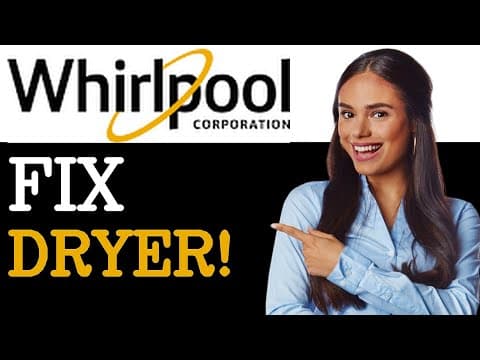 How To Fix The Whirlpool Dryer L2 Error Code (2025)
