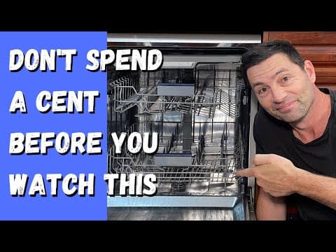 Samsung dishwasher fault 4E error water inlet valve problem