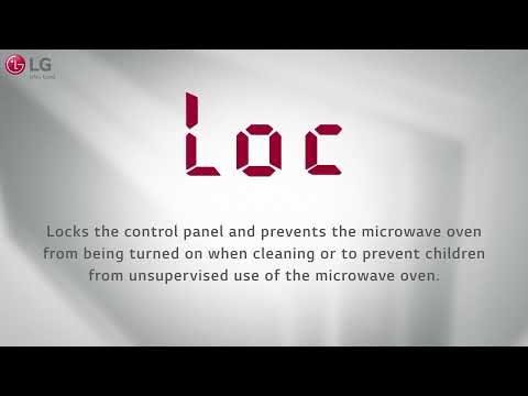 [LG Microwaves] Enabling & Disabling Child Lock