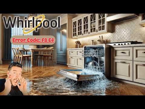 Whirlpool Dishwasher Error Code F8 E4? No Problem!