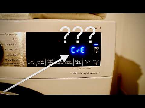 CRE Error Message on Bosch Dryer? Here’s What It Means and How to Fix It