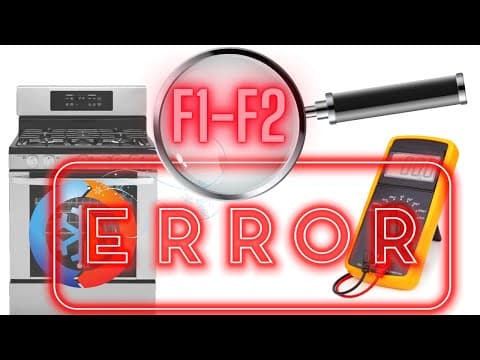 LG Oven Repair Guide: Fix F1 & F2 Error Codes and Temperature Issues