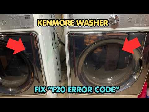How To Fix Kenmore Washer F20 Error Code?