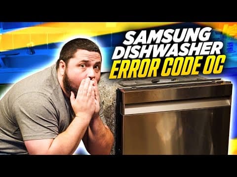 Samsung Dishwasher OC Error | Real Fix