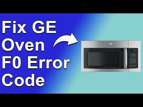 GE Oven F0 Error Code (Why This Happens And A Simplified Troubleshooting Guide)