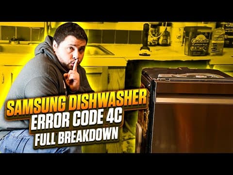 ERROR CODE 4C | SAMSUNG DISHWASHER | FULL BREAKDOWN | TOP FIXES | CASE BREAK