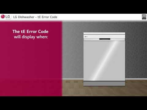 LG Dishwasher - TE error