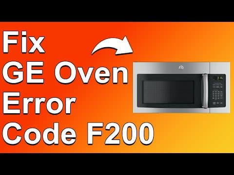 How To Fix GE Oven Error Code F200 (What It Means, Common Causes, And How To Quickly Fix It)