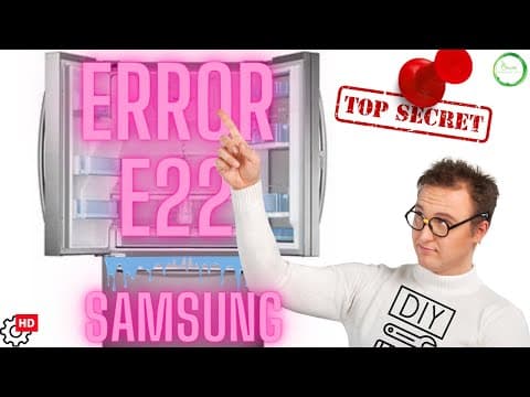 The Secret to Resolving Samsung Fridge Leaks, Cooling Problems, and E22 Errors