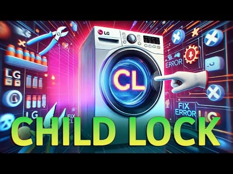 [LG Dryer] Troubleshooting When 'CL' is Displayed on Your Machine