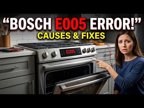 Bosch Range Error Code E005: Causes & Fixes