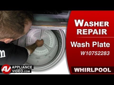 Whirlpool Washer - F7e2 F7e3 or F7e4 Error - Wash Plate Repair