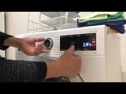 Errore CRE asciugatrice Bosch serie 8 CP1