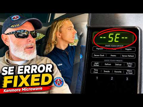 Kenmore Microwave SE Error Fixed On Site