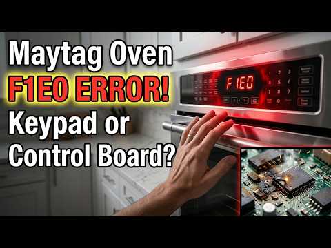 Maytag Oven Error F1E0: Keypad or Control Board Fix | Easy DIY Troubleshooting
