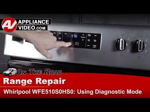 Whirlpool Range / Oven - Diagnostics Mode Operation - Stored Error Codes