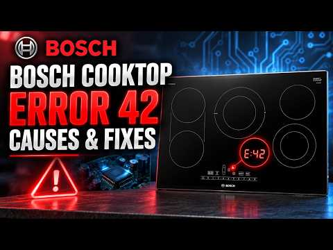 Bosch Cooktop Error 42 - Causes and Fixes