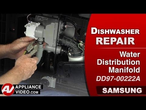 Samsung Dishwasher - 4e  Error Code - Water Distribution Manifold Repair and Diagnostic