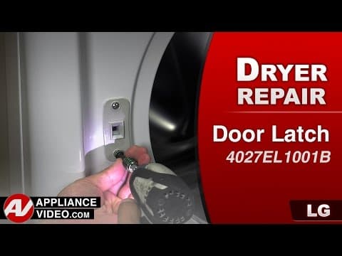 LG Dryer - De Error Code - Locker Assembly Repair