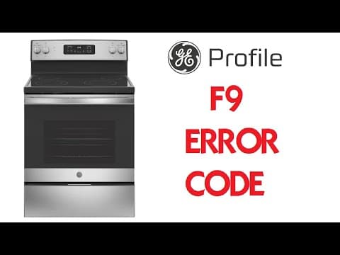 How to Fix F9 ERROR CODE on GE Profile Oven Stove