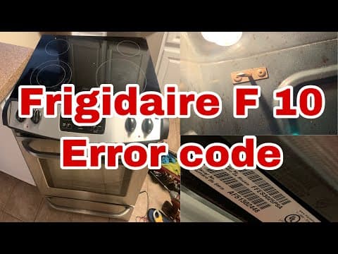 How to Fix #Frigidaire #Stove F10 Error Code | Oven Taking too Long to Cook | Model FFES3025PSA