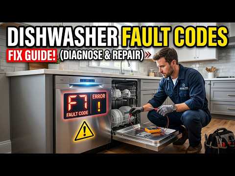 GE Profile Dishwasher Fault Codes: What They Mean & How to Fix Them