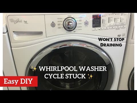 ✨ Whirlpool Frontloader With E03 F08 ERROR Code - EASY FIX✨