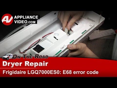 Frigidaire Dryer Repair - E68 Error Code - Control Board