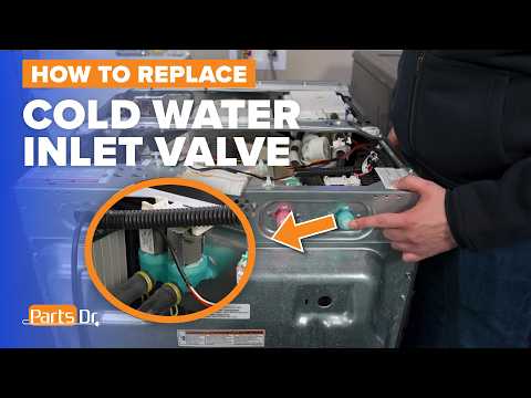 F8E1 or LO FL Errors? Replace the Cold Water Inlet Valve on your Whirlpool Maytag Amana Washer