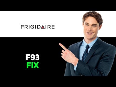 Frigidaire Oven Error Code F93 2025