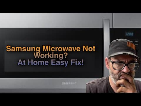 Samsung Microwave not working ? easy fix at home! Every microwave owner should know THIS!!!!!!!