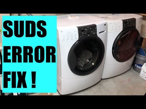 Easy Fix - Washing Machine Suds Error Code F02 - Kenmore HE3