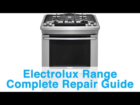 Electrolux Range Complete Repair Guide - Includes Error Codes, Troubleshooting, and Basic Repairs