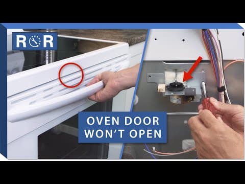 Oven Door Won't Unlock - Troubleshooting | Repair & Replace