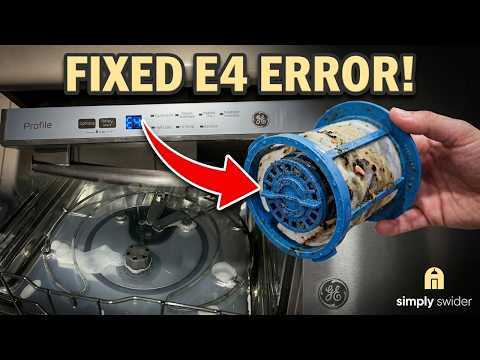 GE Dishwasher E4 Error Code? DON'T Call Repair! (Save $200+)
