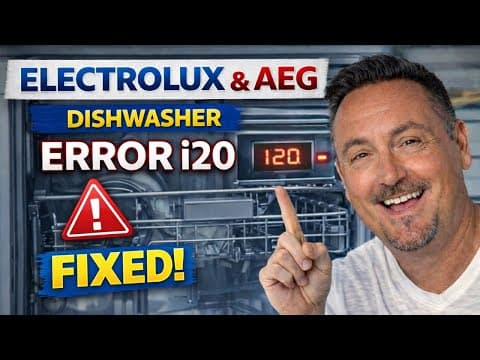 AEG & Electrolux Dishwasher Error i20 – Easy Fix That Actually Works
