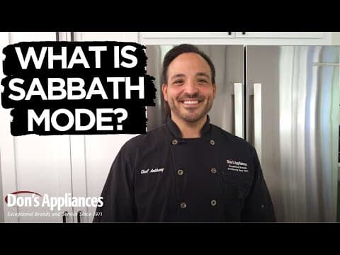 What is Sabbath Mode on Appliances?
