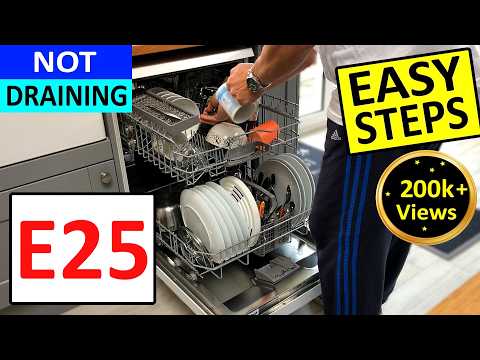 Bosch Dishwasher E25 Error Code and How to Clean Filter for Maximum Efficiency
