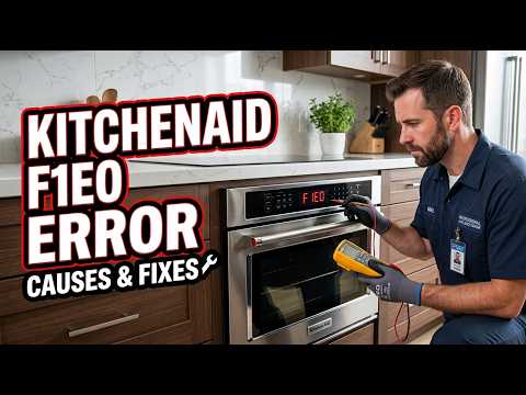 KitchenAid Oven F1E0 Error Code: Causes & Fixes