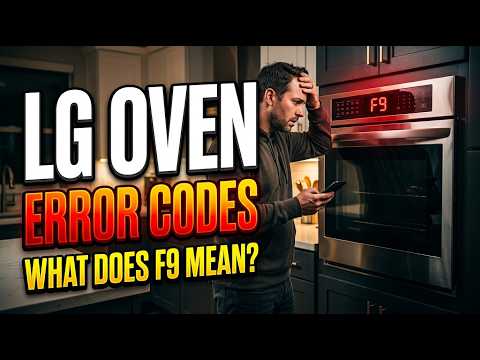 LG Oven Error Codes: What F1, F2, F3 & F9 Mean & How to Fix Them