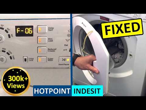 Washing Machine F06 Error Code Hotpoint Indesit Door won't Open