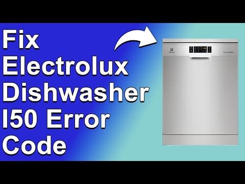 How To Fix Electrolux Dishwasher I50 Error Code (Solution To Error Code I50 - Pump Malfunction)
