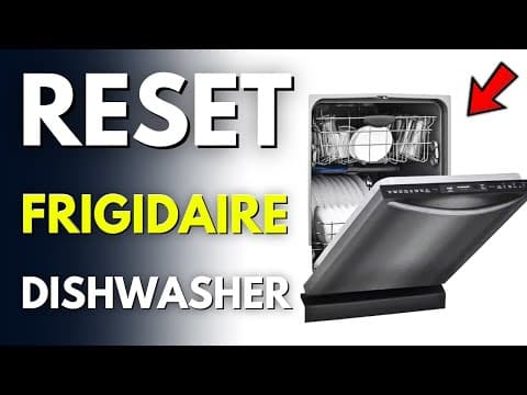How to Reset Frigidaire Dishwasher