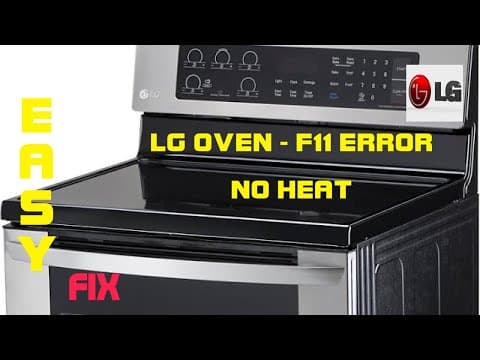 ✨ LG OVEN - (F11 ERROR ) - EASY FIX - DIY - SAVE $$$ ✨