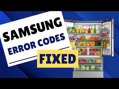 Samsung Fridge 83E 85E 86E Error Code FIXED – Powe