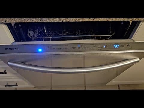 Samsung Dishwasher 5C or SC error complete fix solution