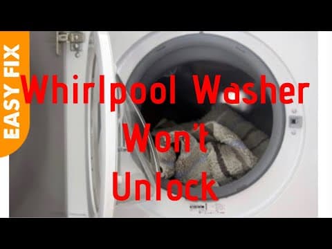 ✨ Whirlpool Washer Won’t Unlock E03 F08 Error - Easy Fix ✨